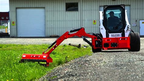 skid steer roadside mower|skid steer front mower attachment.